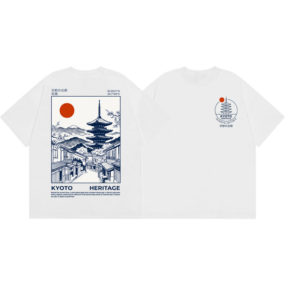 Vintage Fashion Kyoto - Футболки с графическим принтом «Пагода Киото,