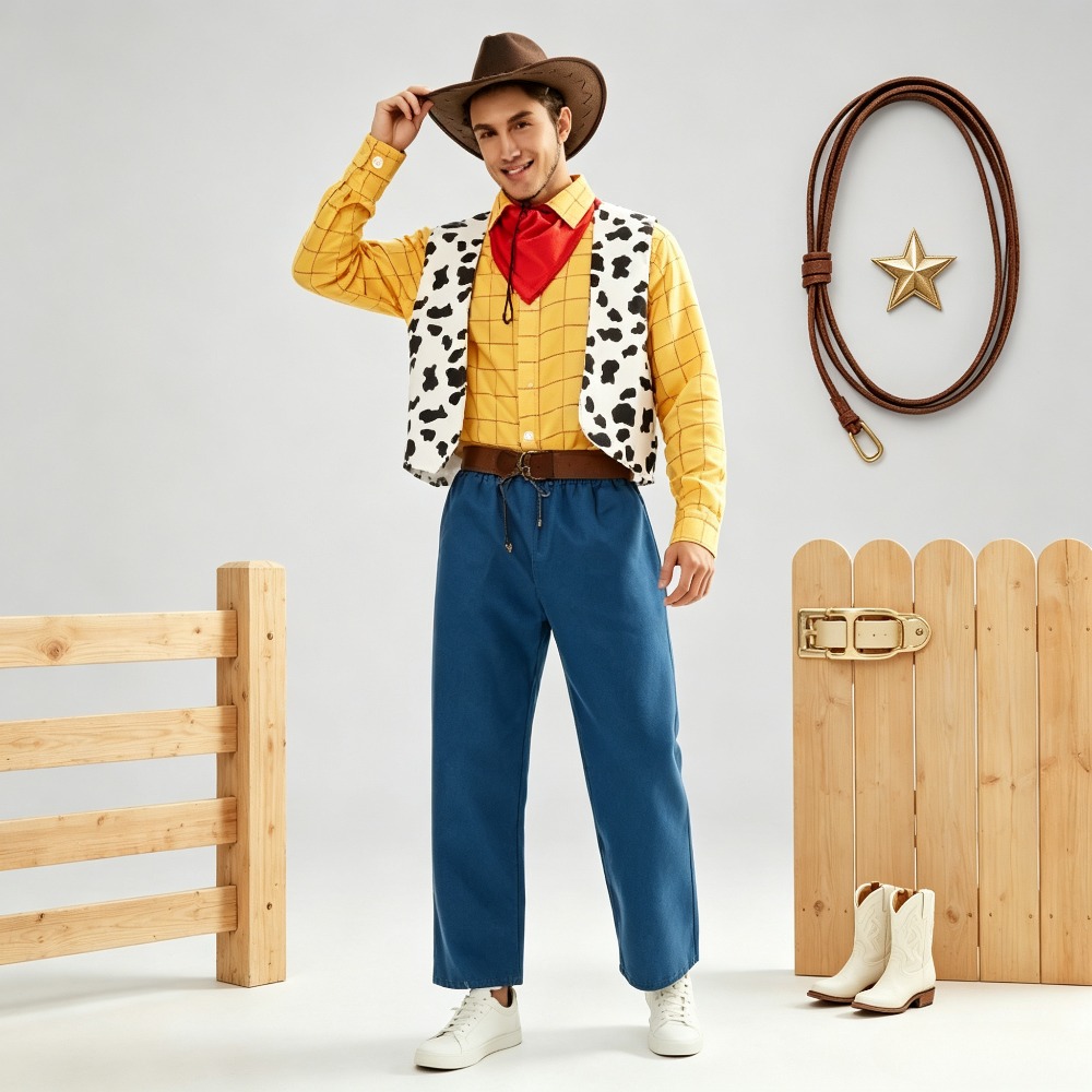 Vintage Fashion Outfits Men - Винтажный ковбойский костюм в западном стиле,