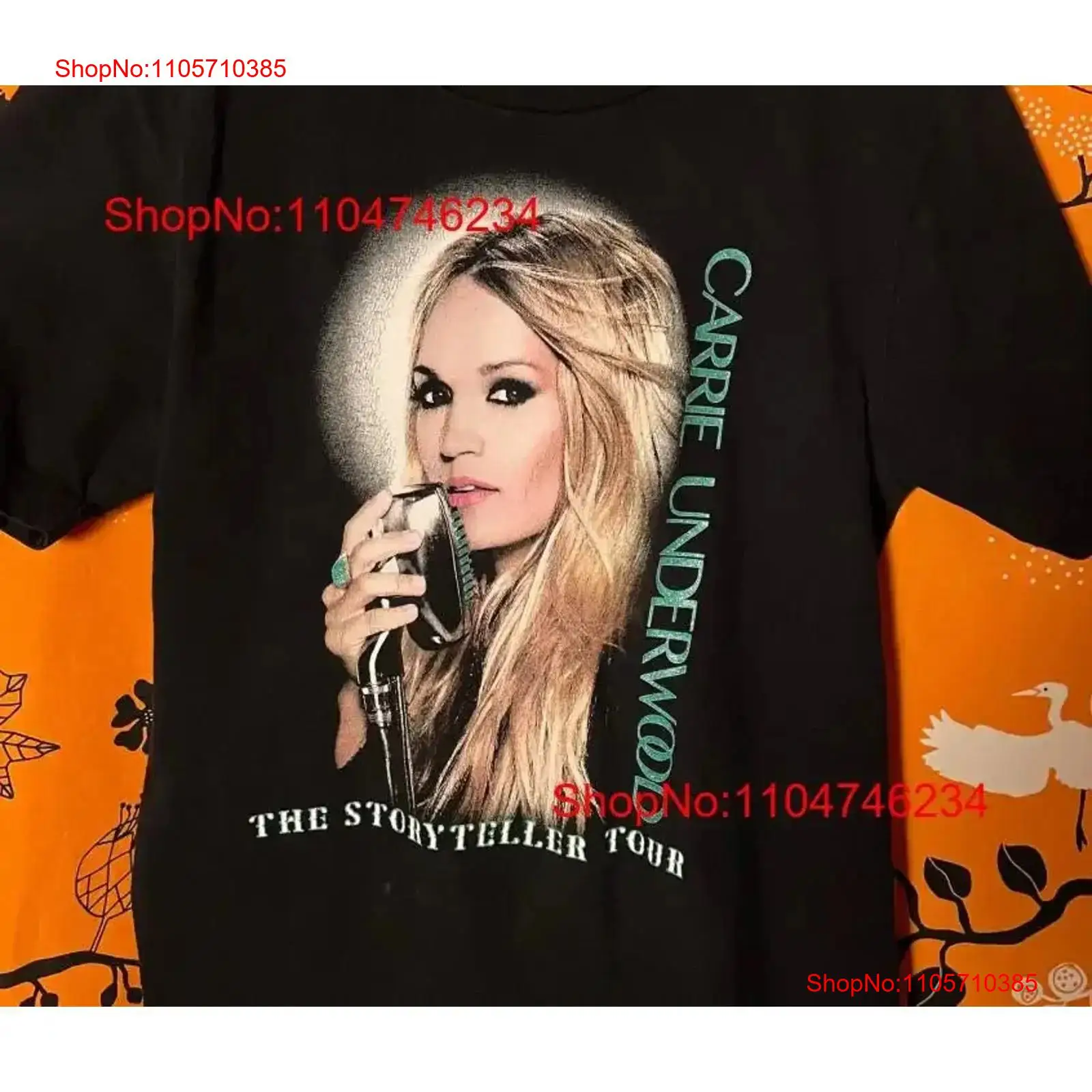 Thrift Vintage Fashion Usa - Футболка Кэрри Андервуд: Уникальная винтажная модель