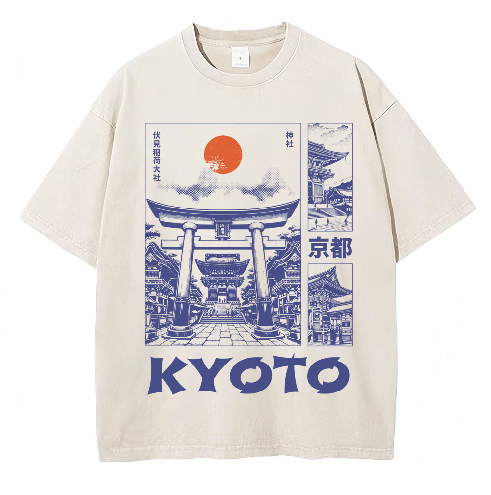Vintage Fashion Kyoto - Футболка унисекс в японском стиле Киото