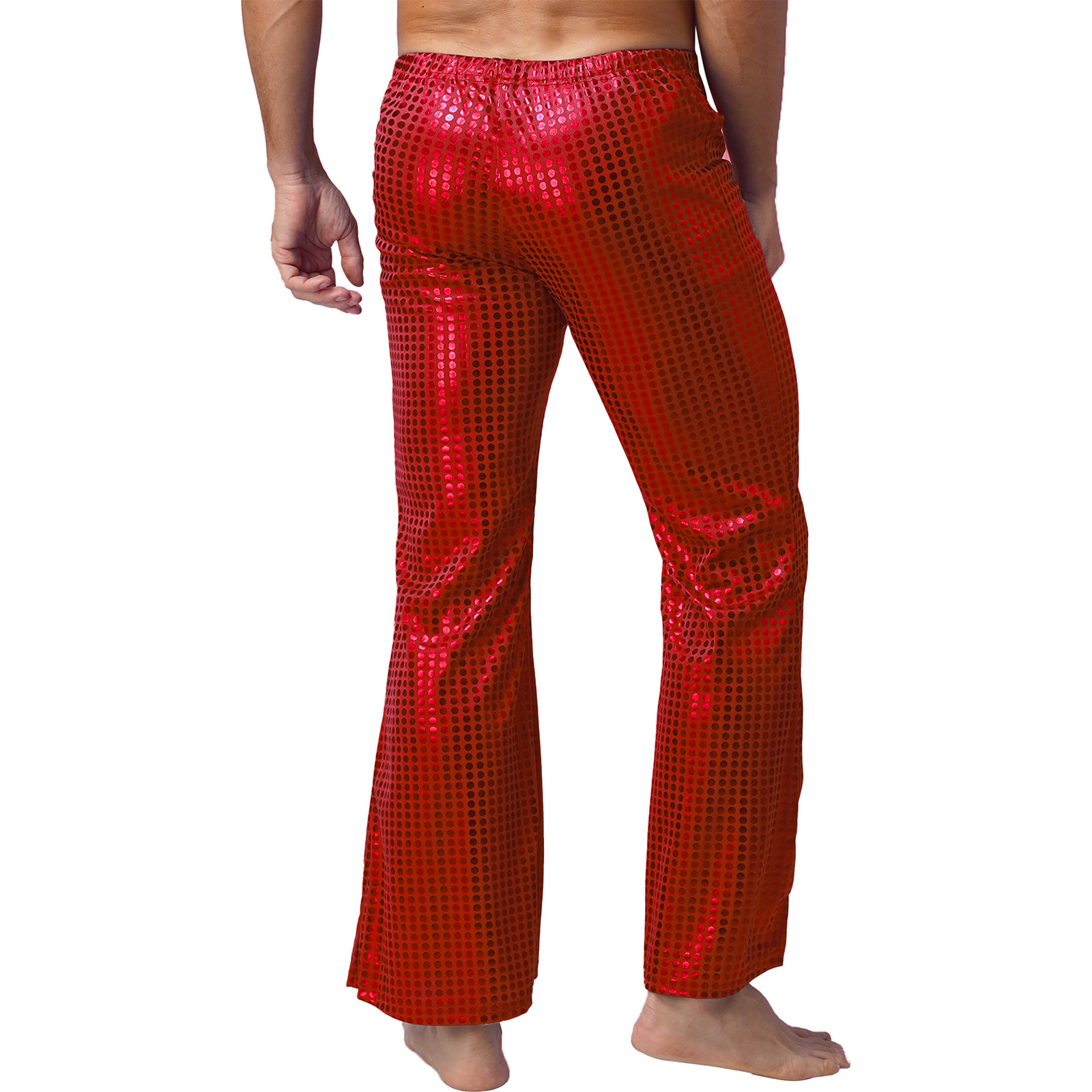 Wide Leg Trouser 70S - Мужские Блестящие Брюки в стиле хип-хоп
