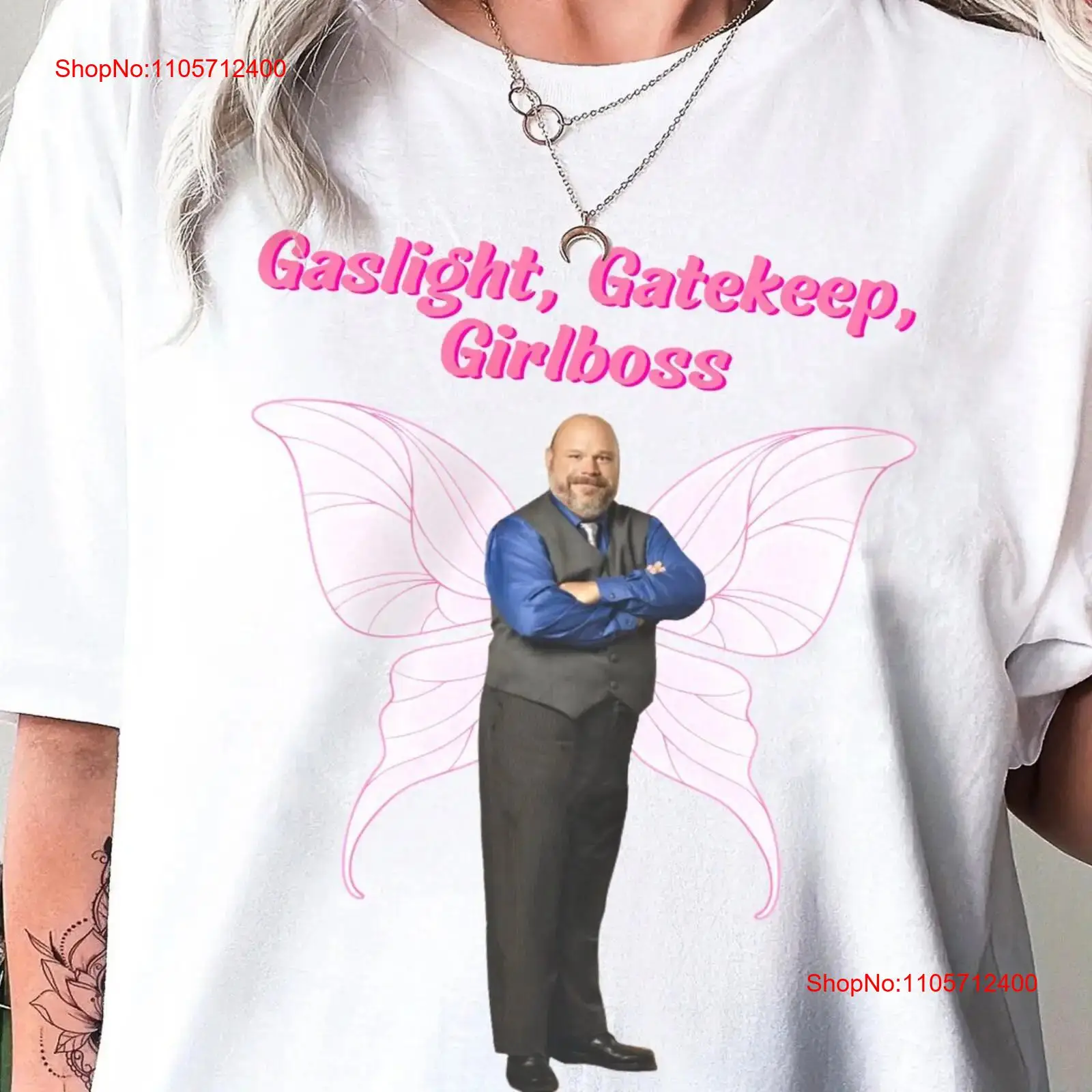 Vintage Fashion Gen Z - Футболка Bertram Jessie Meme из плотного