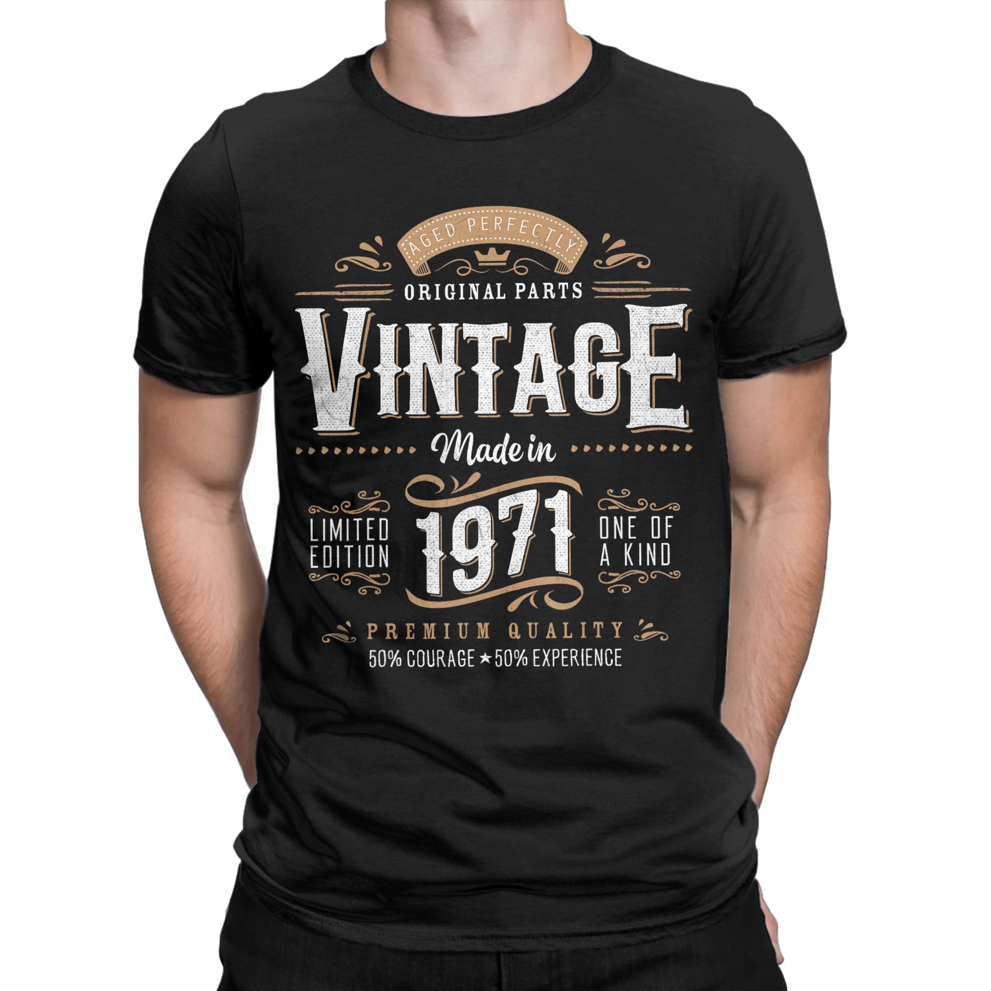 Vintage Fashion Labels - Мужская и женская винтажная футболка с