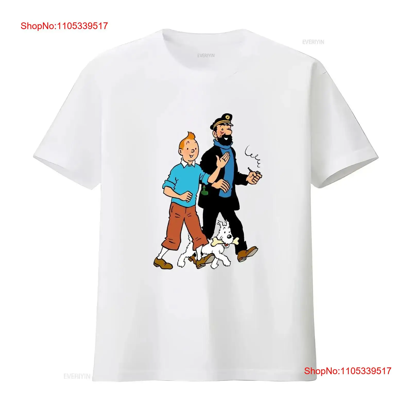 Vintage Flannel Shirt - Футболка с принтом «Walking With Captain