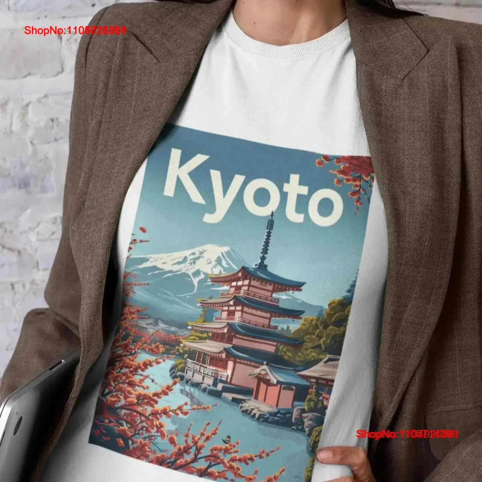Vintage Fashion Kyoto - Футболка Kyoto с винтажным принтом-постером, эффект