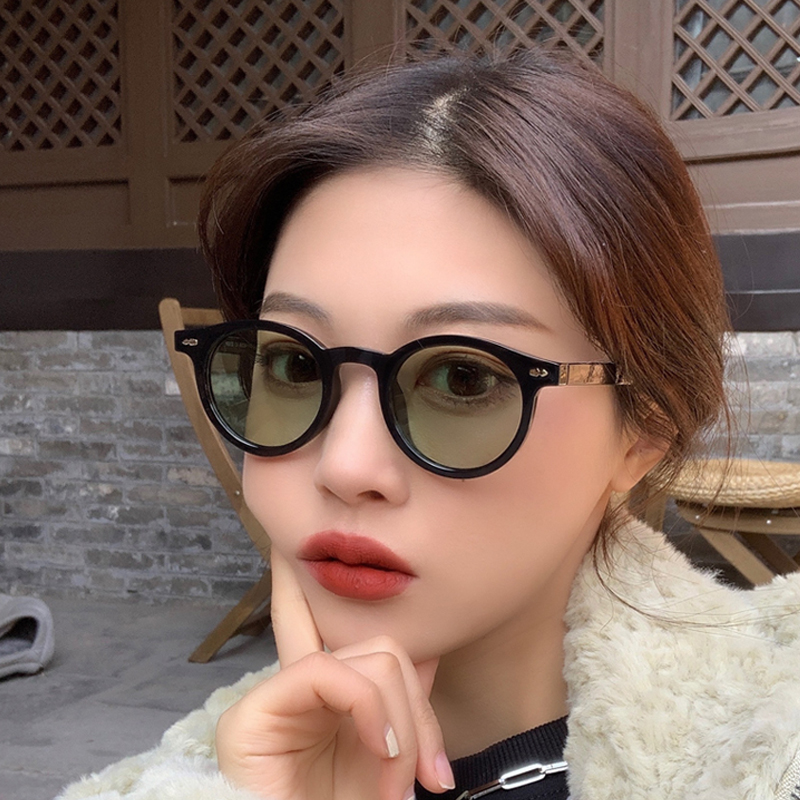Vintage Fashion Girl - Новые маленькие круглые солнцезащитные очки для