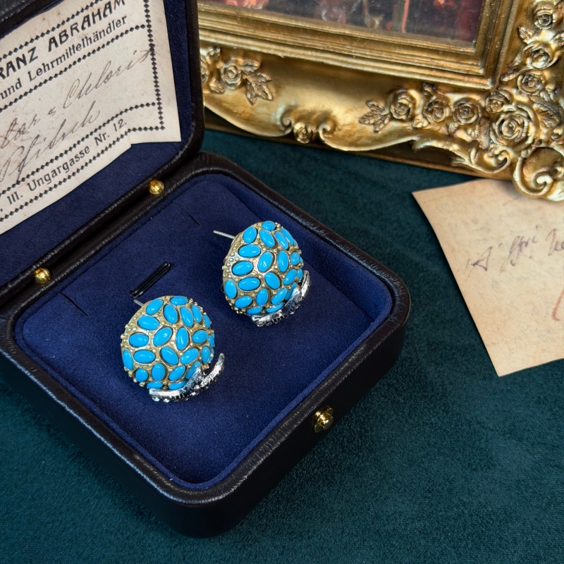 Винтажные серьги с бирюзовыми  – обзор и цена Vintage Fashion Trends 2026