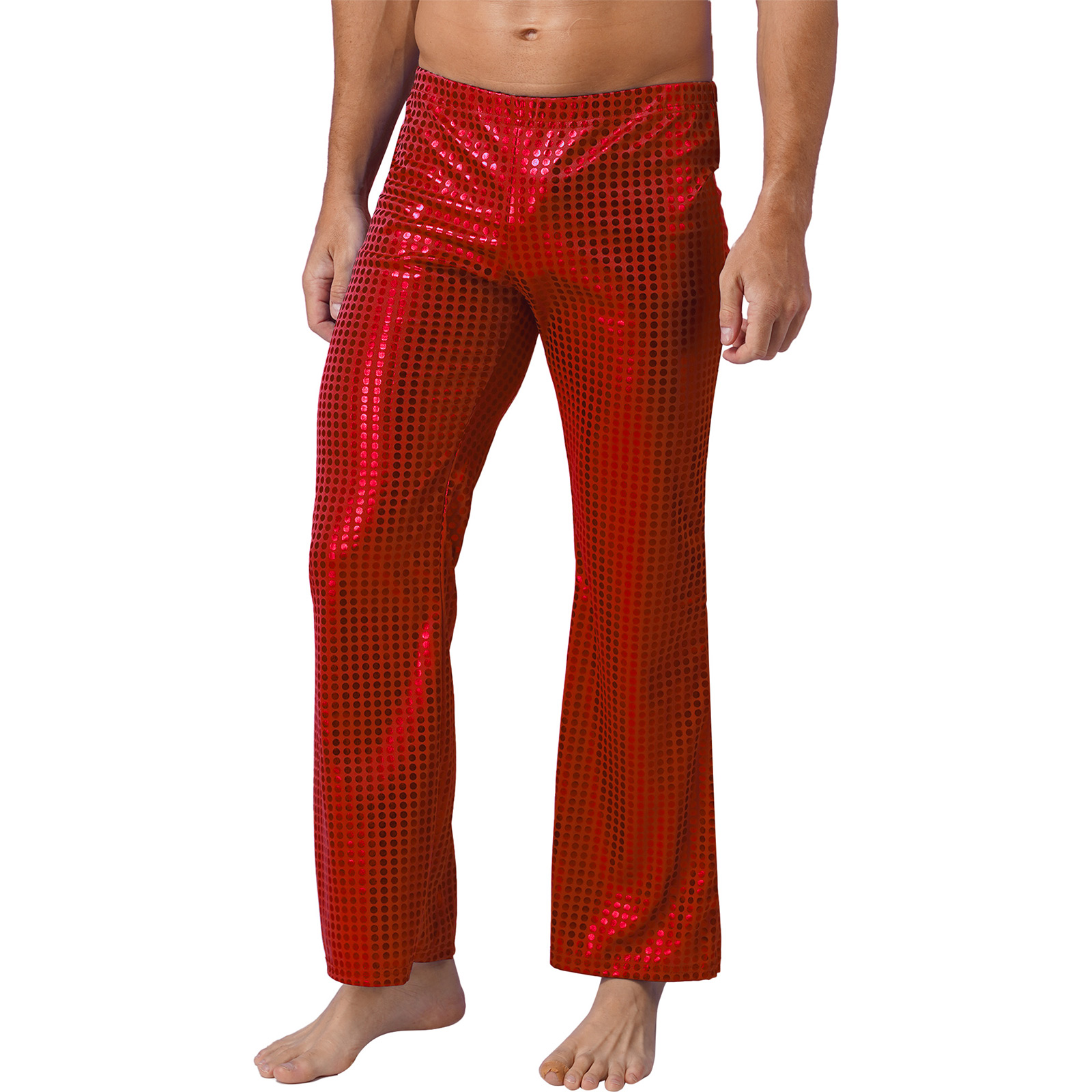 Мужские Блестящие Брюки в стил – обзор и цена Wide Leg Trouser 70S