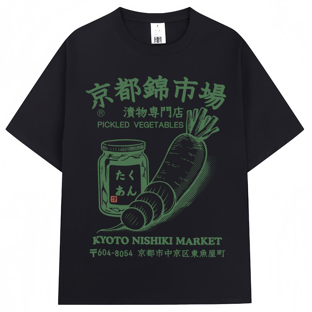 Футболка с принтом в японском  – обзор и цена Vintage Fashion Kyoto