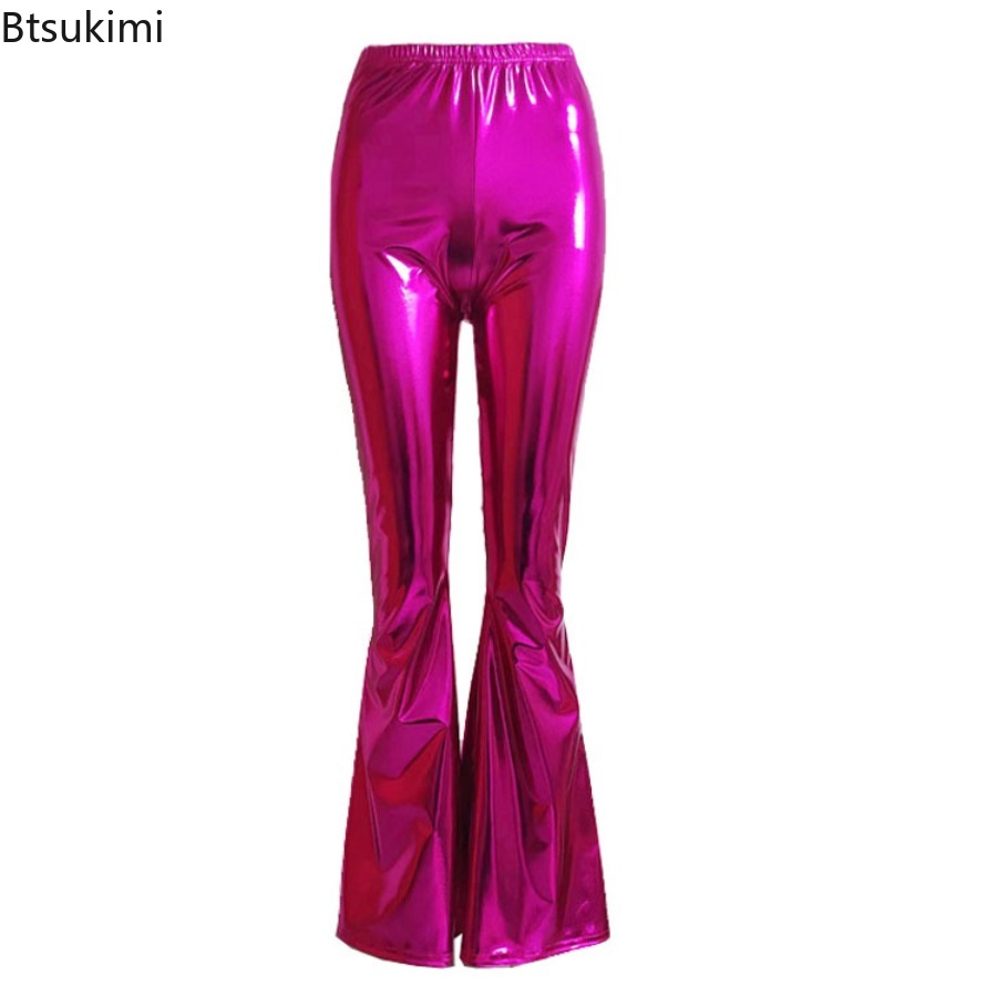 Женские блестящие брюки-клеш и – обзор и цена Wide Leg Trouser 70S