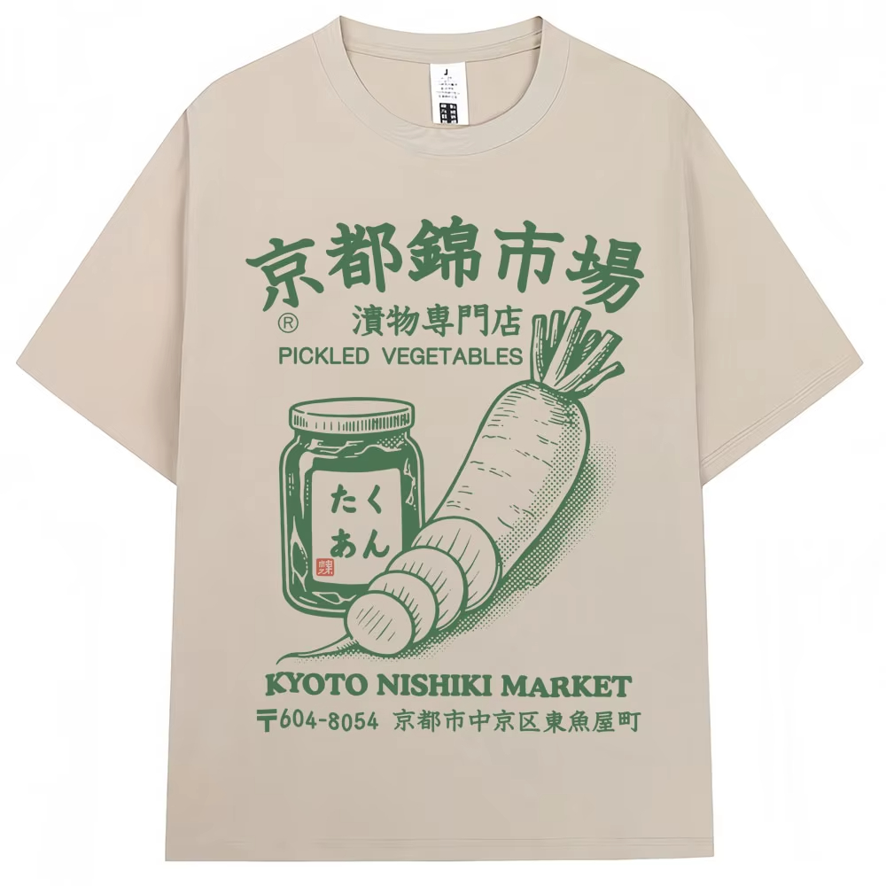 Футболка с принтом в японском  – обзор и цена Vintage Fashion Kyoto